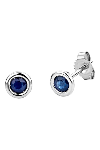 Puces - Or blanc et saphirs