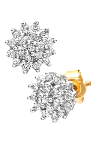 Puces - Or jaune et diamants