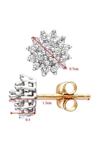 Puces - Or jaune et diamants