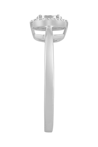 Bague - Or blanc et diamants