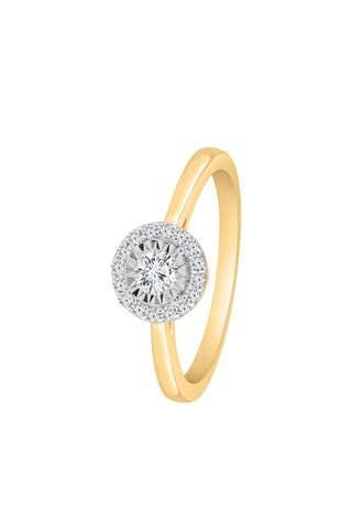 Bague - Or jaune et diamants