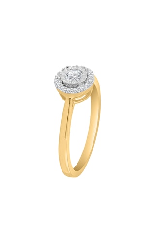 Bague - Or jaune et diamants