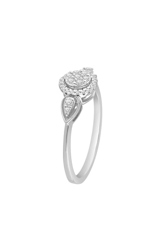 Bague - Or blanc et diamants