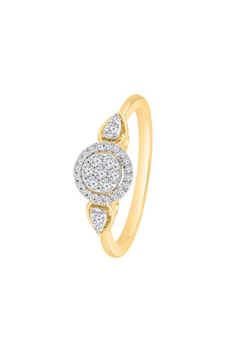 Bague - Or jaune et diamants