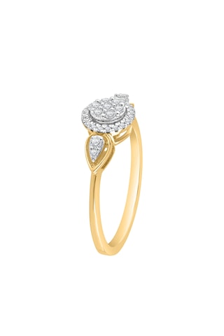 Bague - Or jaune et diamants