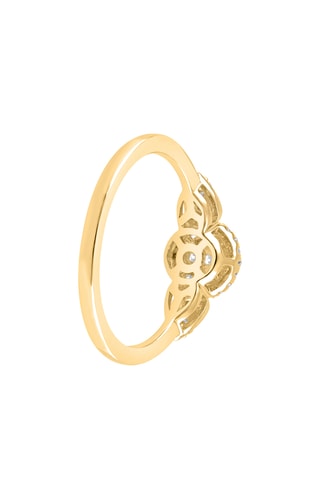 Bague - Or jaune et diamants