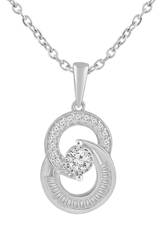 Collier - Or blanc et diamants