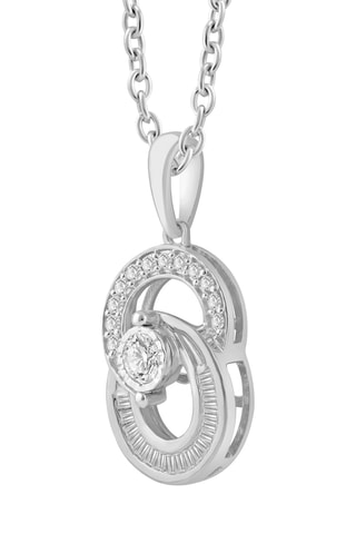 Collier - Or blanc et diamants