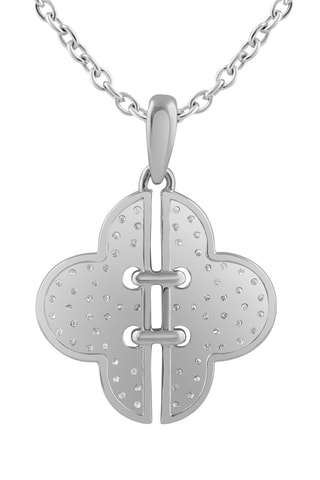 Collier - Or blanc et diamants