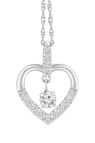 Collier - Or blanc et diamants