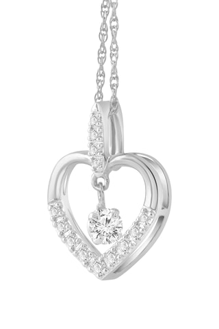 Collier - Or blanc et diamants