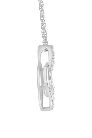 Collier - Or blanc et diamants