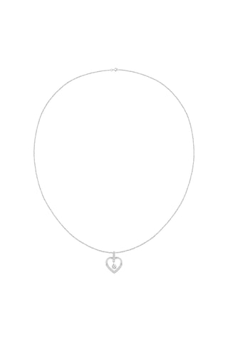 Collier - Or blanc et diamants