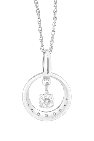 Collier - Or blanc et diamants