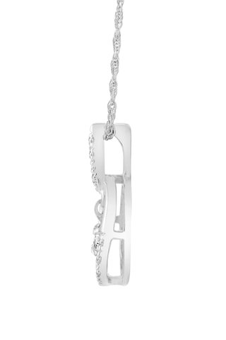 Collier - Or blanc et diamants