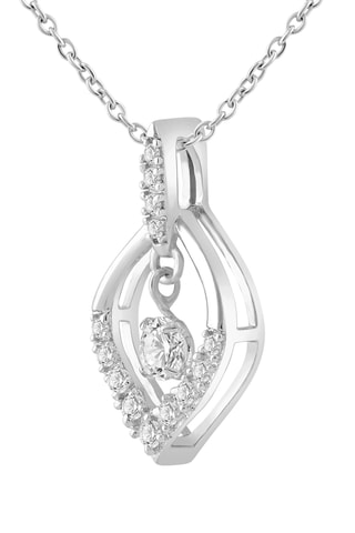 Collier - Or blanc et diamants