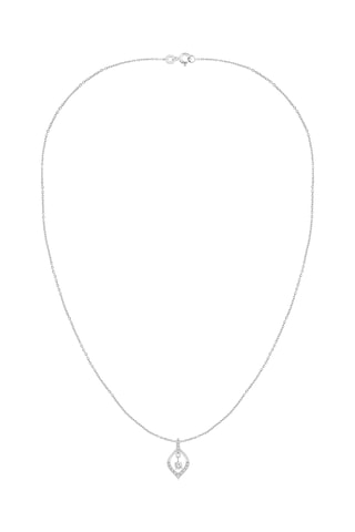 Collier - Or blanc et diamants