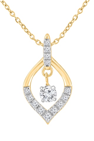 Collier - Or jaune et diamants