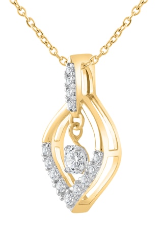 Collier - Or jaune et diamants