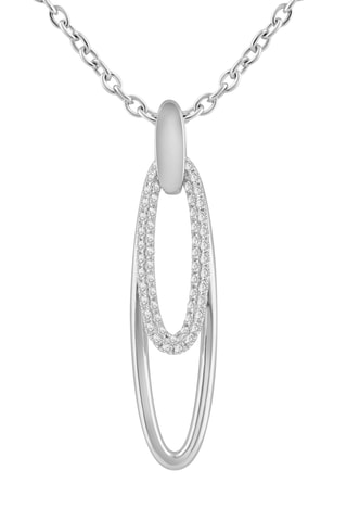 Collier - Or blanc et diamants