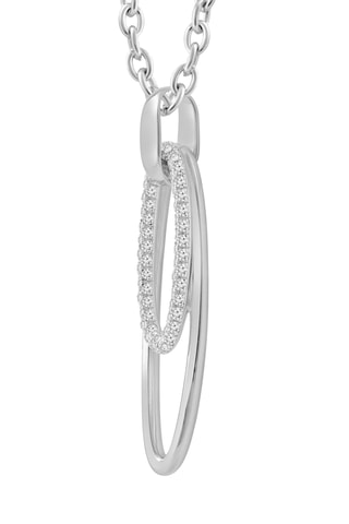 Collier - Or blanc et diamants