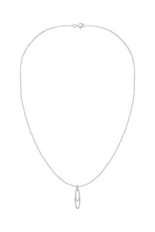 Collier - Or blanc et diamants