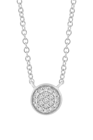 Collier - Or blanc et diamants