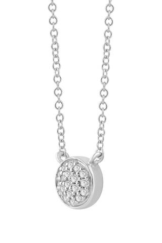 Collier - Or blanc et diamants
