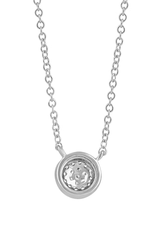 Collier - Or blanc et diamants