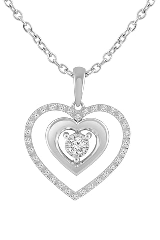 Collier - Or blanc et diamants