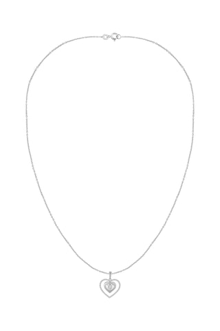 Collier - Or blanc et diamants