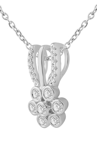 Collier - Or blanc et diamants