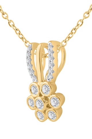 Collier - Or jaune et diamants