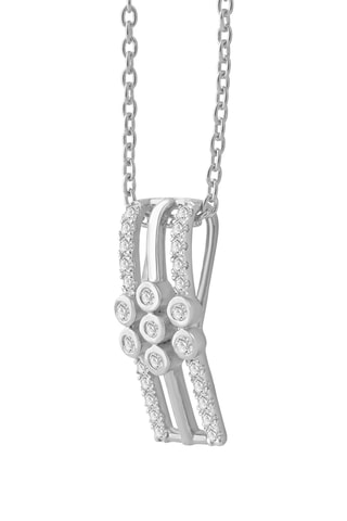 Collier - Or blanc et diamants