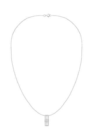 Collier - Or blanc et diamants