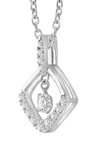 Collier - Or blanc et diamants