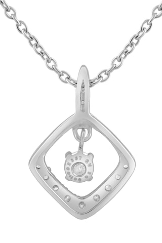 Collier - Or blanc et diamants
