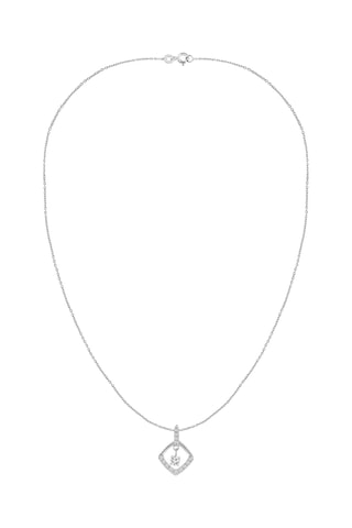 Collier - Or blanc et diamants