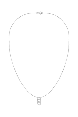 Collier - Or blanc et diamants