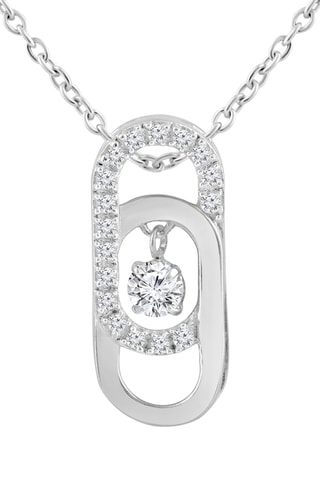Collier - Or blanc et diamants