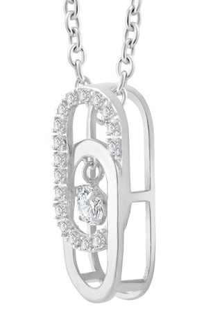 Collier - Or blanc et diamants