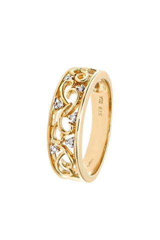 Bague - Or jaune et diamants