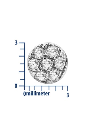 Puces - Or blanc et diamants