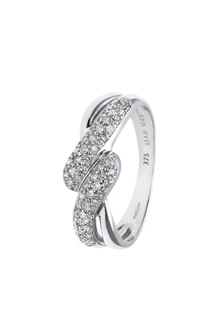 Bague - Or blanc et diamants