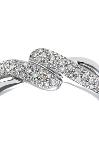 Bague - Or blanc et diamants