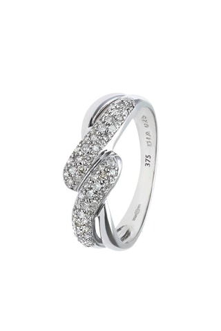 Bague - Or blanc et diamants