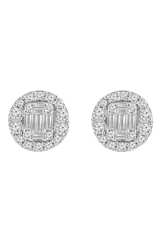 Puces - Or blanc et diamants