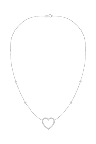 Collier - Or blanc et diamants