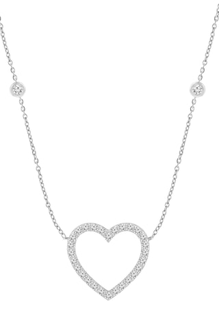Collier - Or blanc et diamants