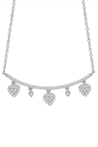 Collier - Or blanc et diamants
